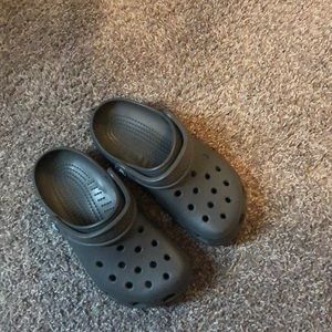 Grey crocs